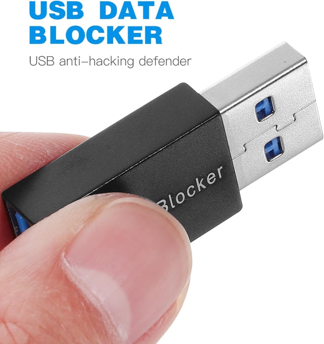 USB Data Blocker - Adattatore USB di ricarica sicura