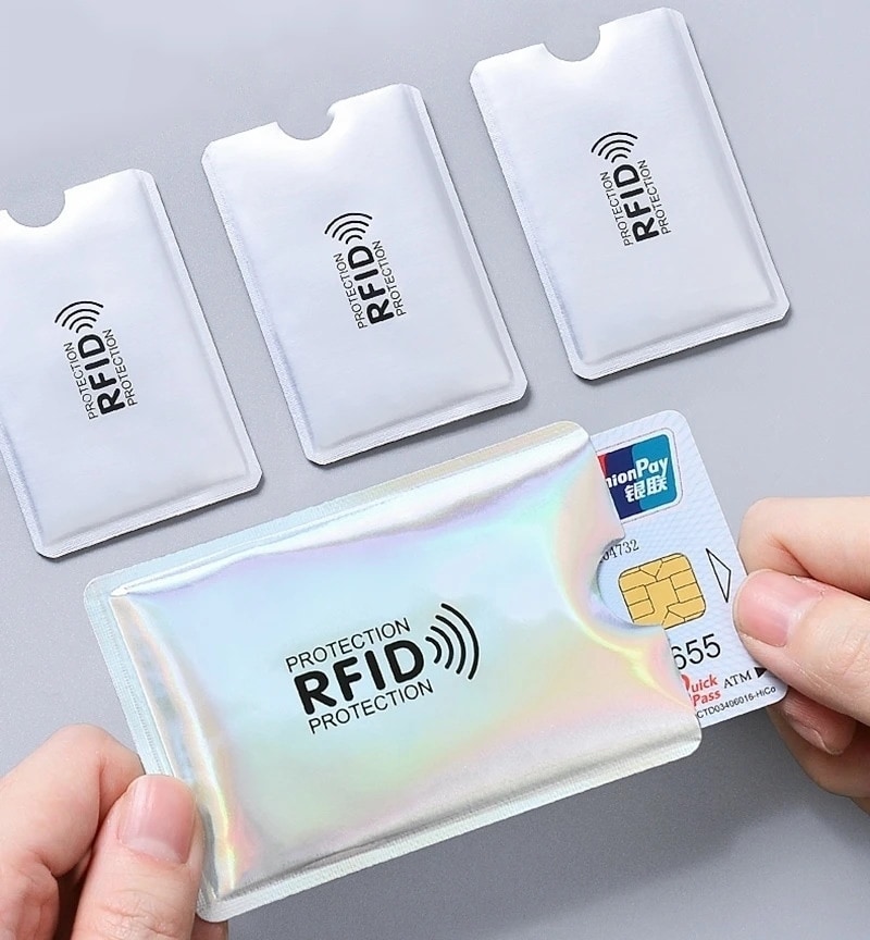 Custodia di protezione per carte di credito - Anti lettura RFID e NFC - immagine 4